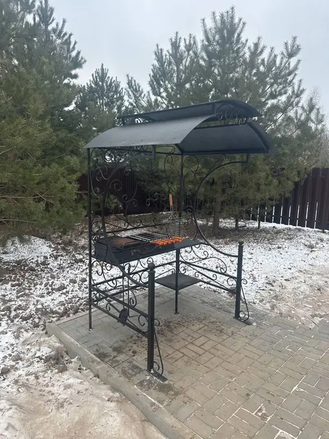 Мангальная зона зимой